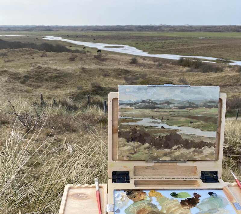GROTE GRAZERS, KLEIN SCHILDERIJTJE