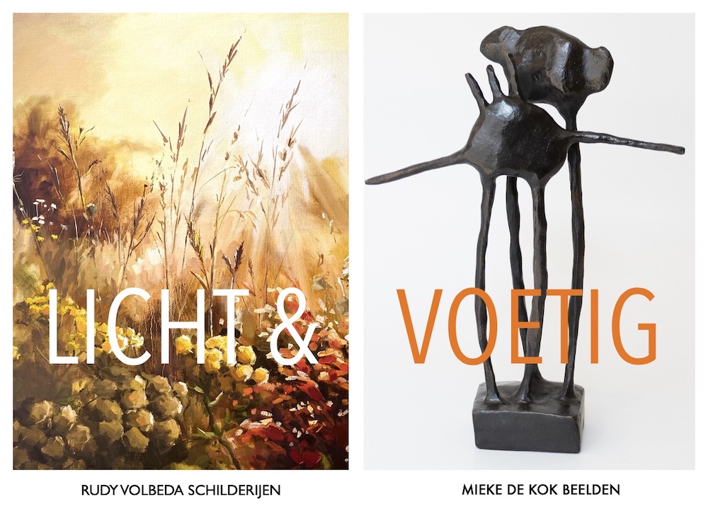 Expositie LICHT &amp; VOETIG bij galerie De Goudsberg